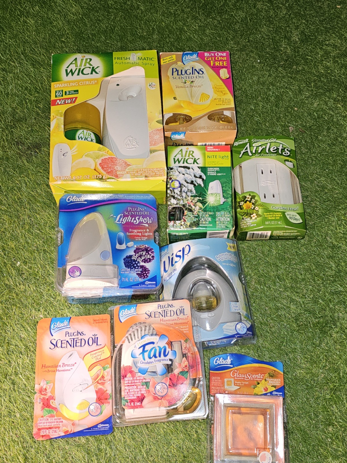 VTG Glade Air Wick Home Fragrance Lot Nos Plug-ins Scents Early 2000s