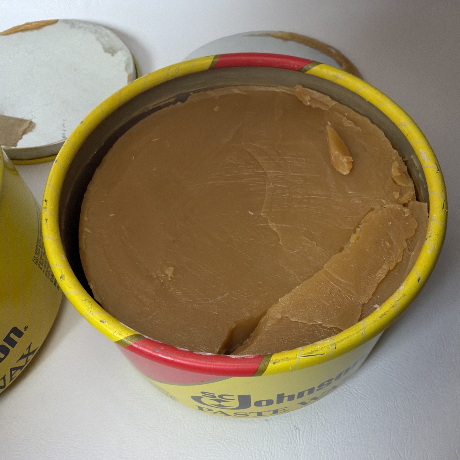 2 SC JOHNSON PASTE WAX 16 OZ 90% FULL CAN ORIGINAL FORMULA DISCONTINUED 2.5 Lbs