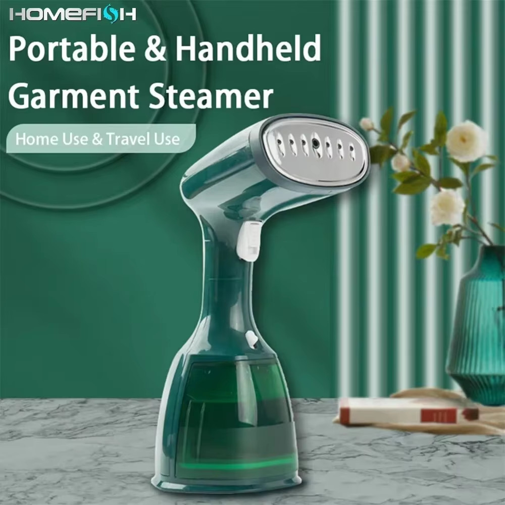 1500W Handheld Garment Steamer – 280ml Fast-Heat Portable Fabric Steamer for Hom