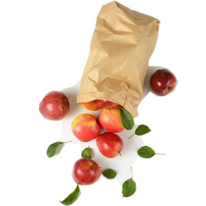 Mini Brown Paper Bags, 50pcs Small Kraft Paper Bag 1 LB 3.5×2.2×6.7” Baby Shower
