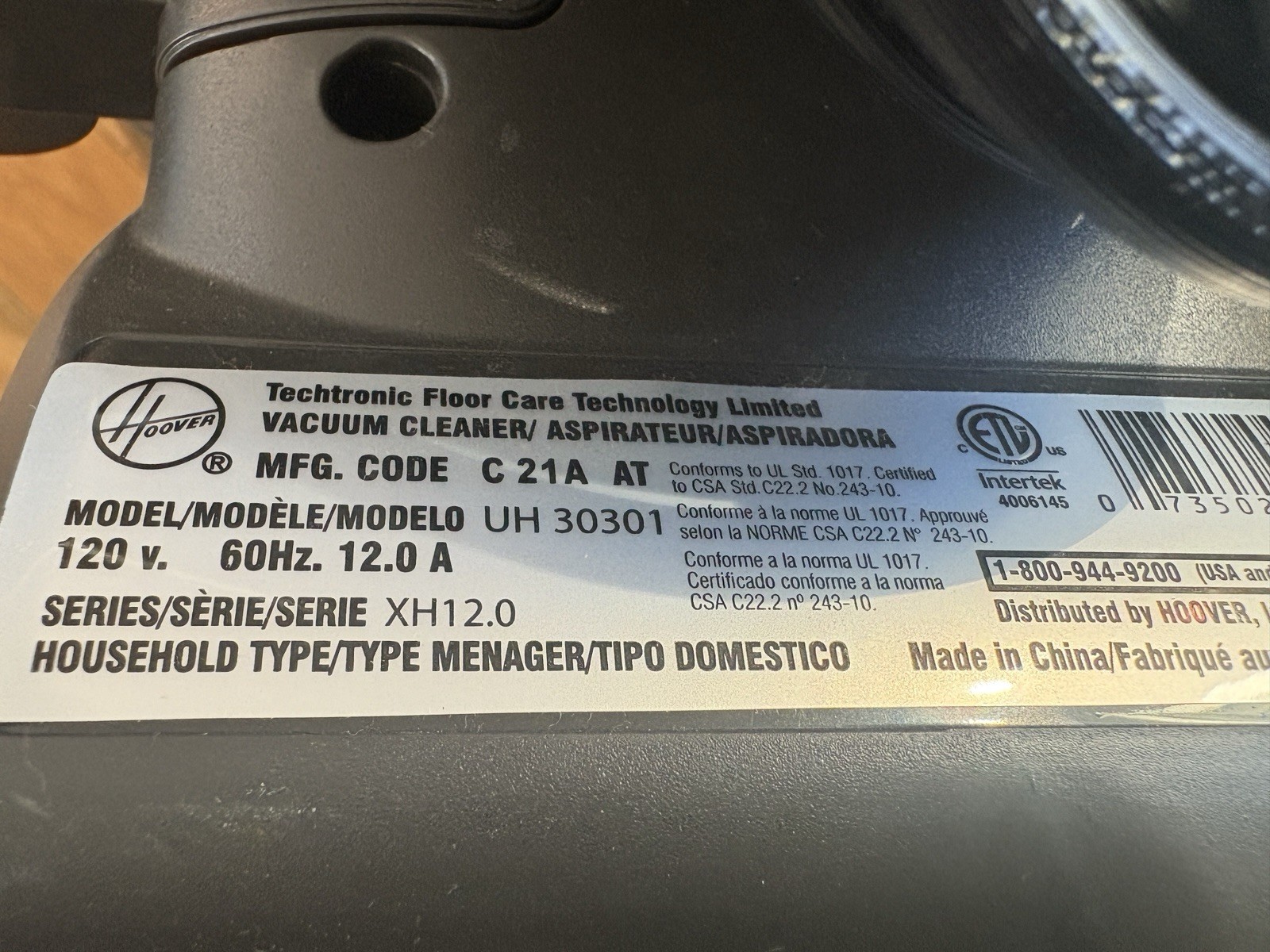 Hoover WindTunnel Tempo Vacuum – Upright Bagged -UH30301 in Miami.