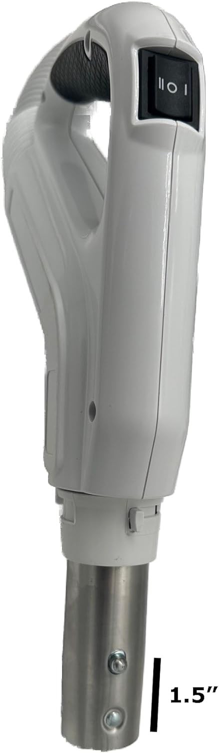 35′ High Voltage Central Vacuum Hose w/ Pigtail Cord On Off Switch Crushproof