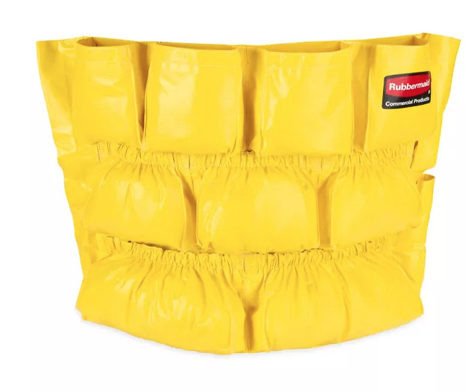 Rubbermaid Brute Caddy Bag Yellow FG-2642-00 Commercial Cleaning Organizer