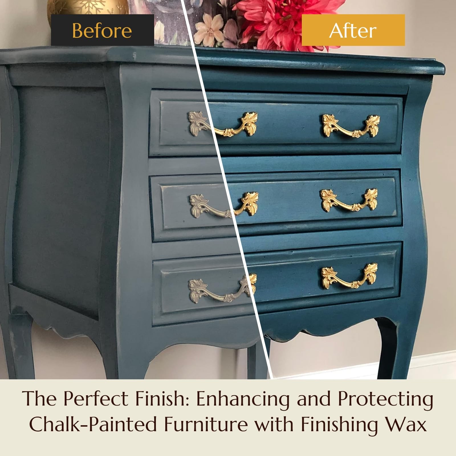 Natural Wood Finishing Wax – Protect & Seal Furniture, Floors, 3.5 Oz Tools