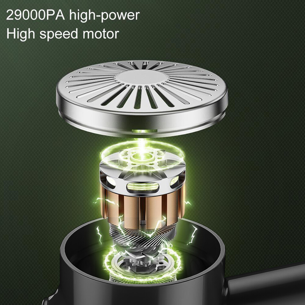 30000PA Aspiradora De Mano Para Casa Auto Carro Inalambrica Limpieza Carros 120W