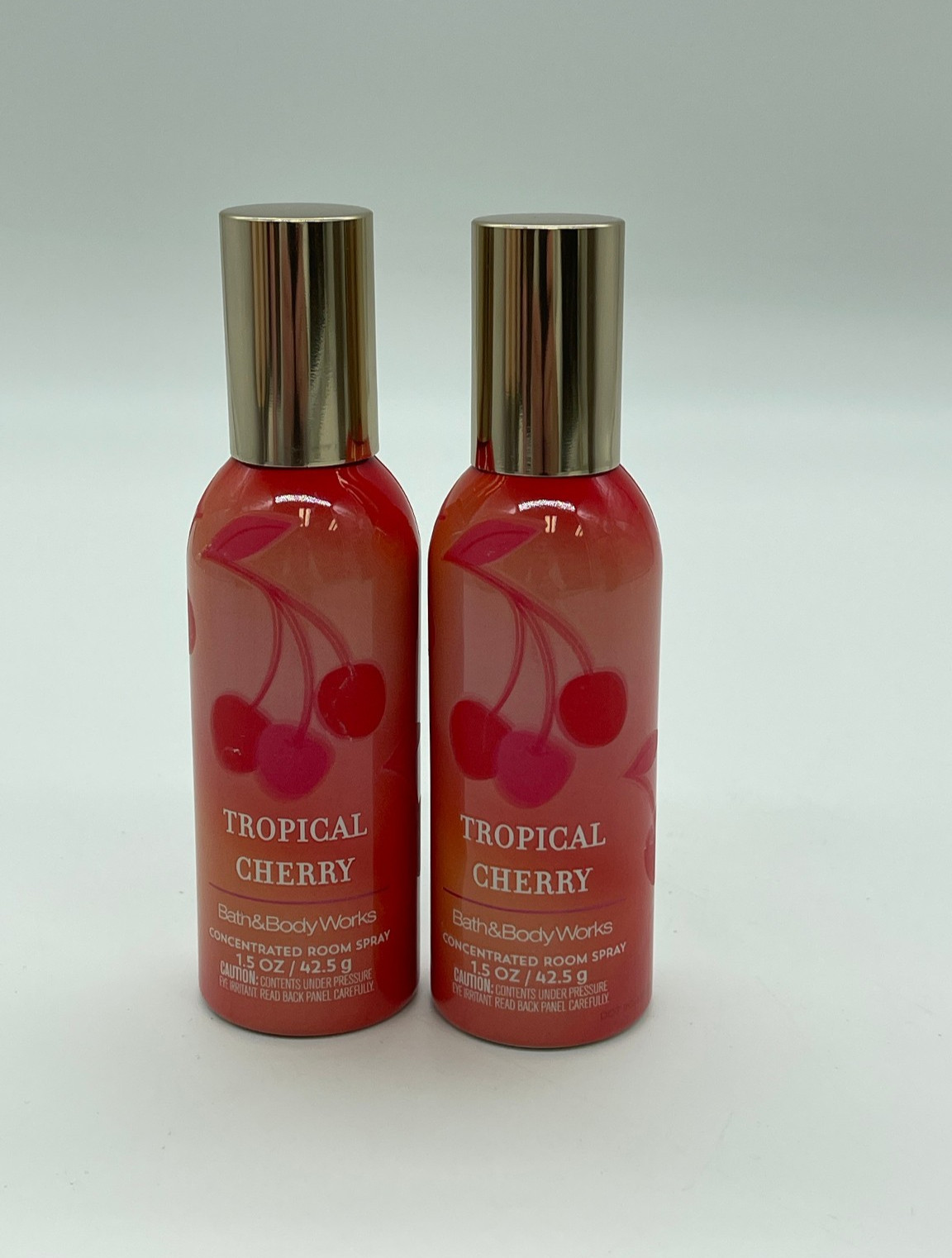 Bath & Body Works TROPICAL CHERRY Concentrated Room Spray- Set of 2