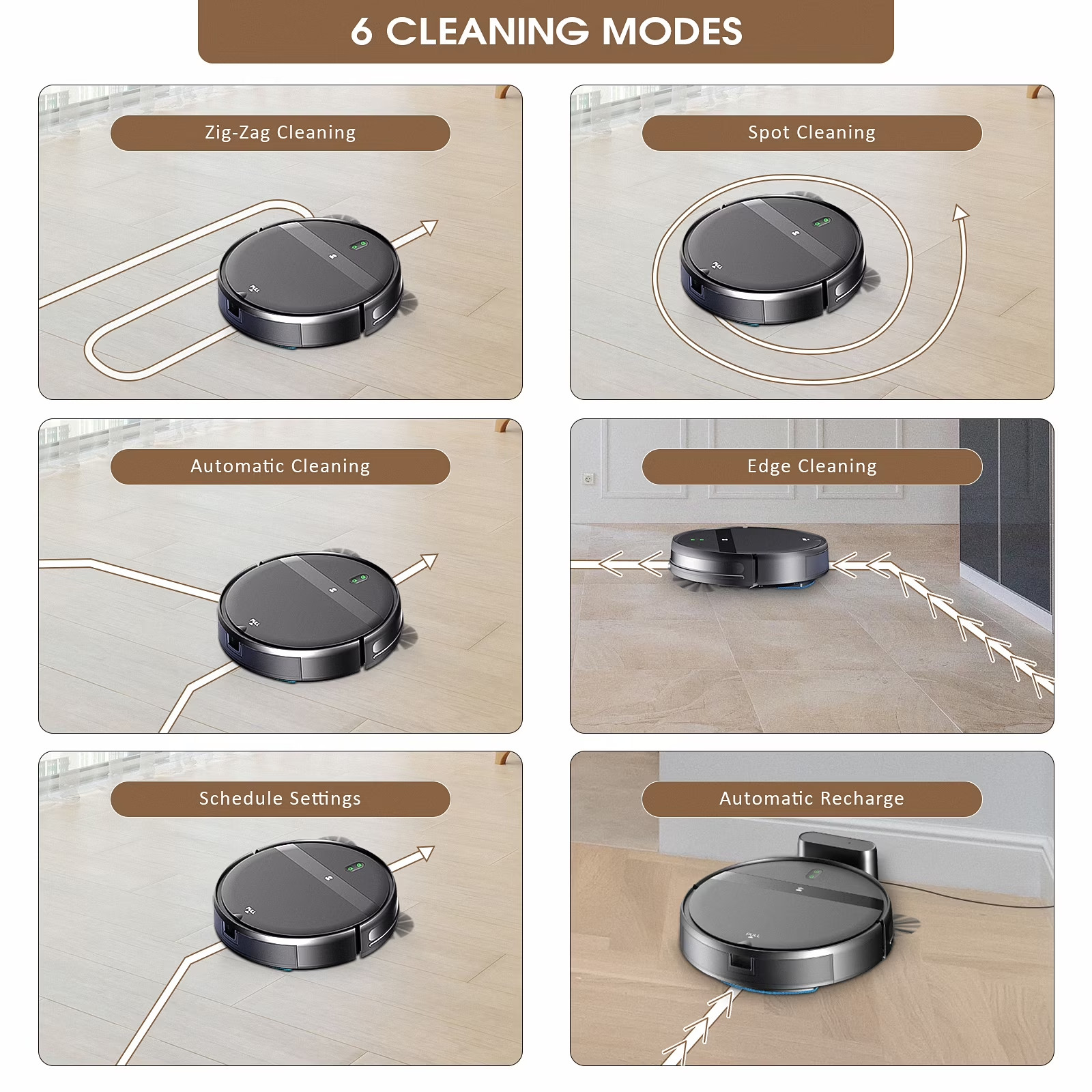 Robot Vacuum Cleaner G20 Vacuum and Mop Combo for Pet Hair Hard Floor, Wifi/Alex