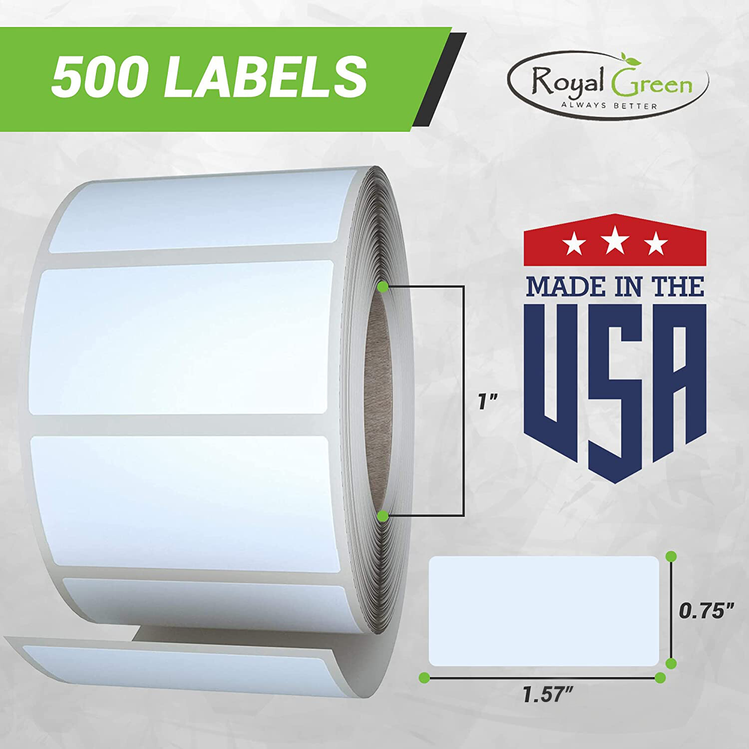 Rectangle Marking Stickers 40mm x 19mm Labels for Decoration Art 1.57″ x 0.75″