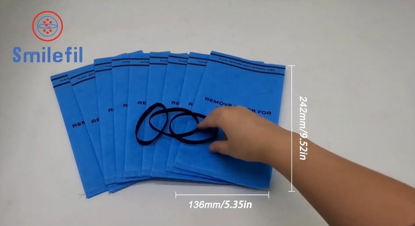9 Pack Wet Dry Filter Bags for 2 – 2.5 Gallon Shop Vac Vacuum Stinger Craftsman