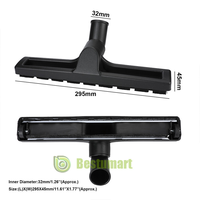 Universal 12″ Vacuum Cleaner Attachment Floor Brush Tool 1.25″ 1-1/4″ 32mm