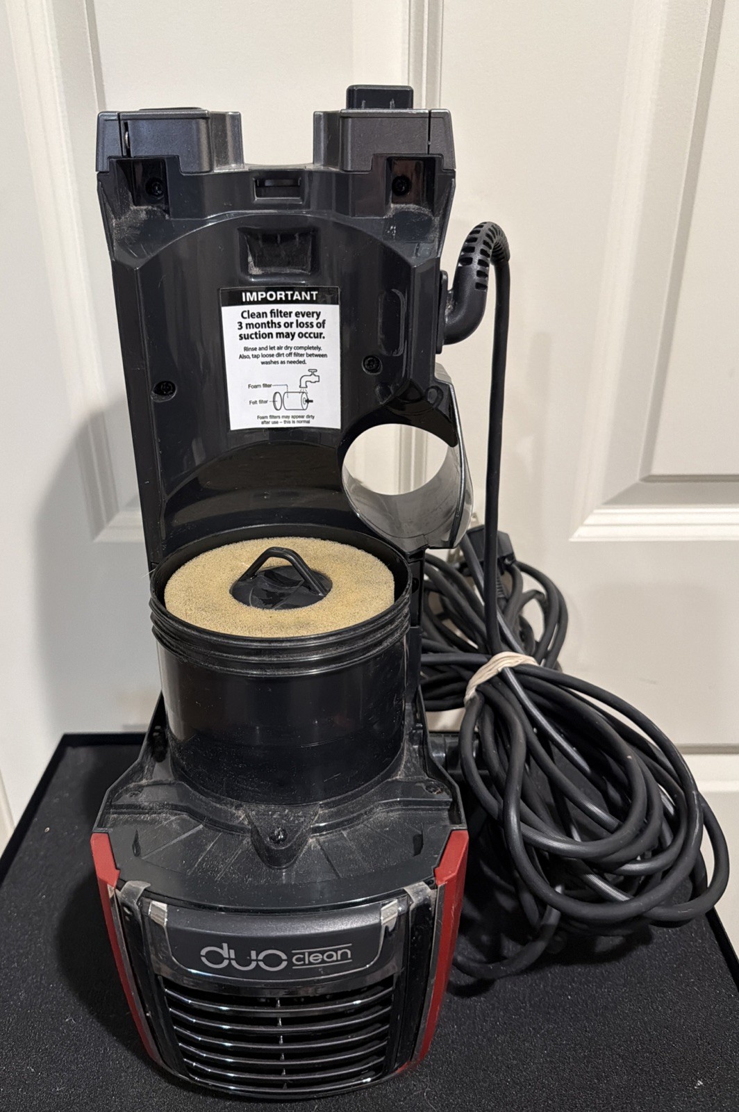 Shark Chassis/Motor/Main Unit for APEX DuoClean QU922QBL Vacuums w/Power Cord,