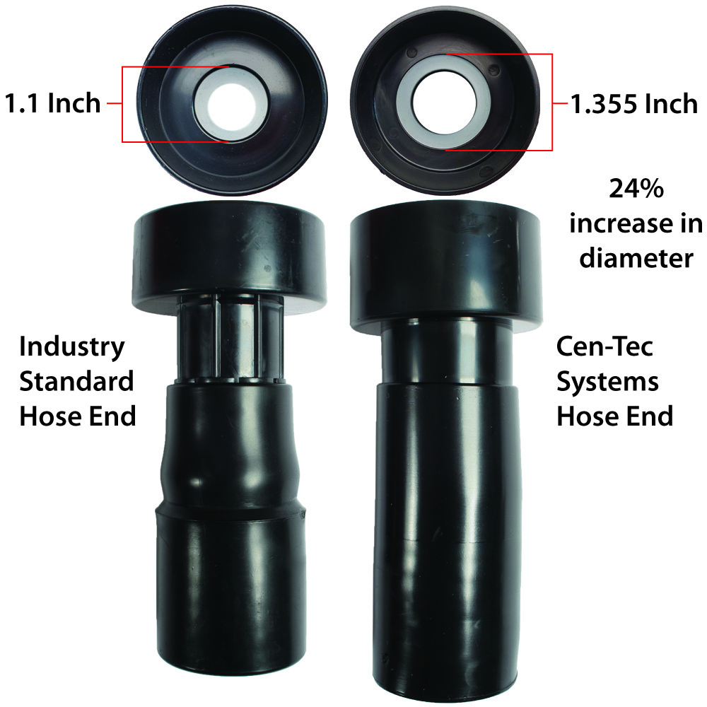 Cen-Tec Systems 16 Ft. Hose with Power Tool Adapter for Dust Collection
