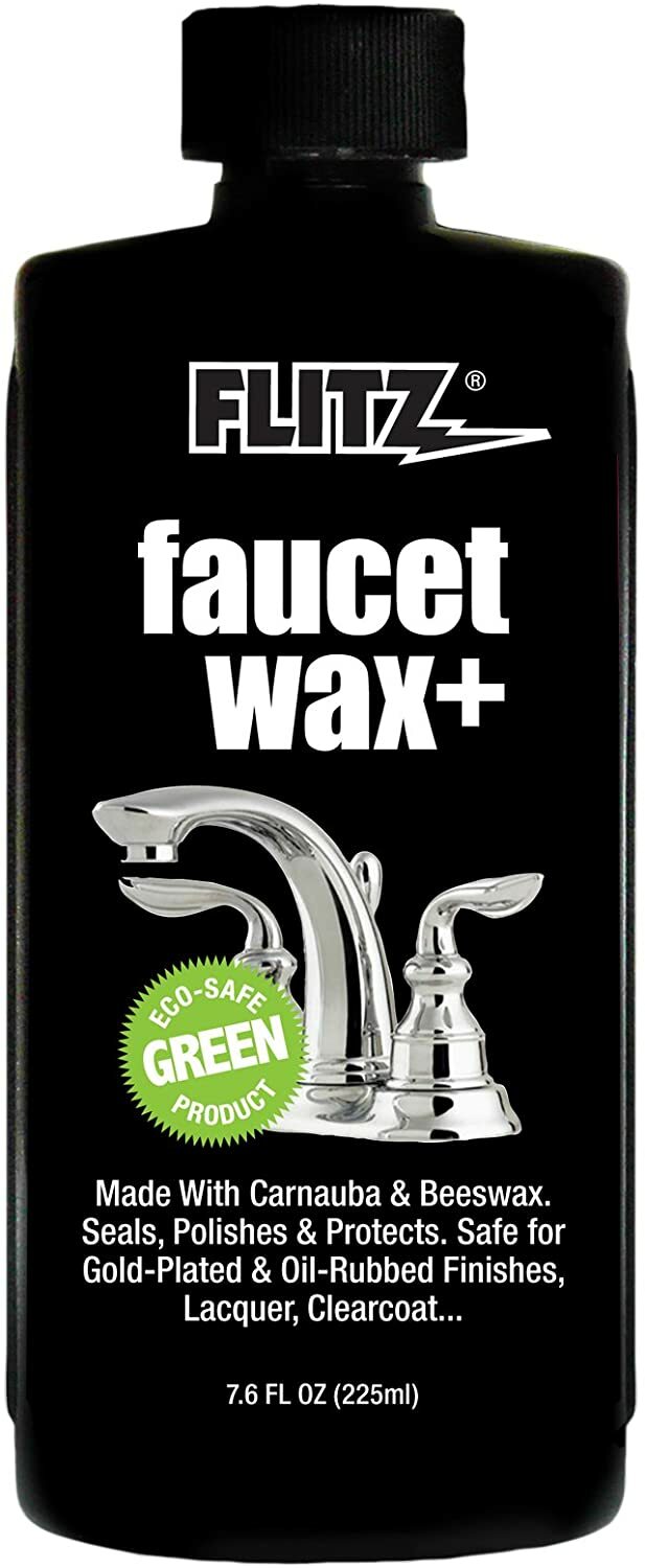 Flitz Faucet Waxx Plus – 7.6oz/225ml Bottle PW02685 (SEE VIDEO)