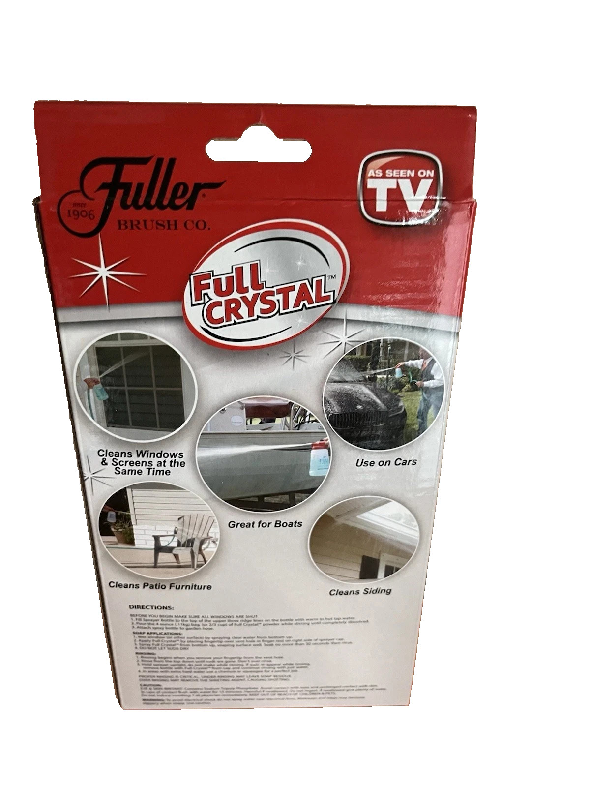 Fuller Brush FBFC-6 Full Crystal Window & Outdoor Surface Cleaner Bottle only
