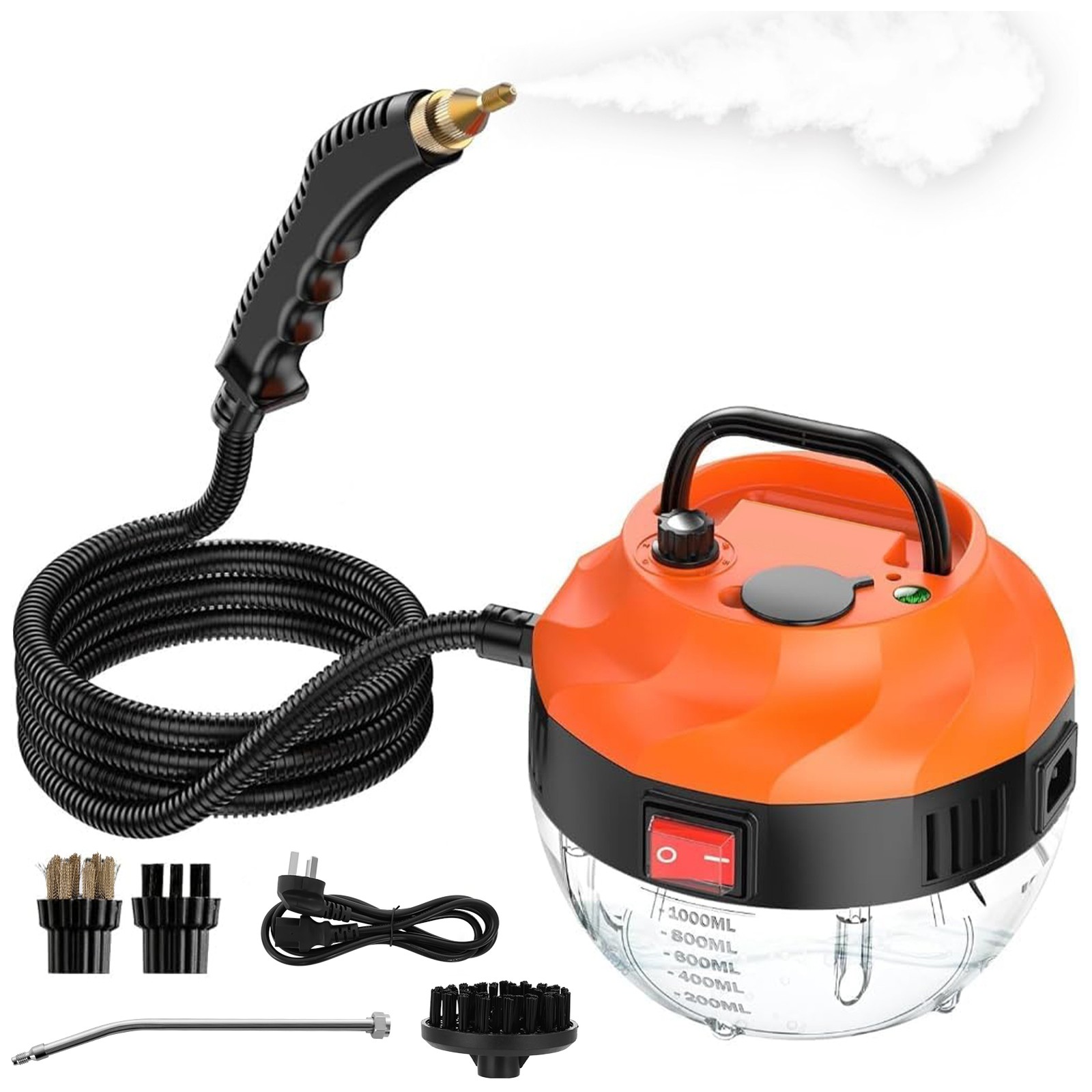 3800W Heavy-Duty High-Pressure Steam Cleaner Machine for Household&Car Cleaning