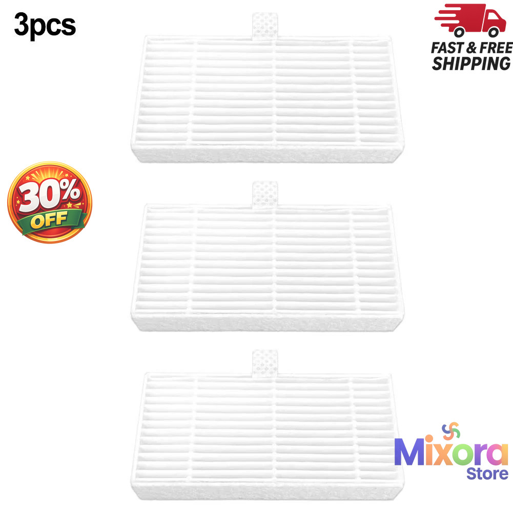 3/10 Pack Filter For MAMNV BR150/BR151 For BR150/BR151 Robot Vacuum Cleaner