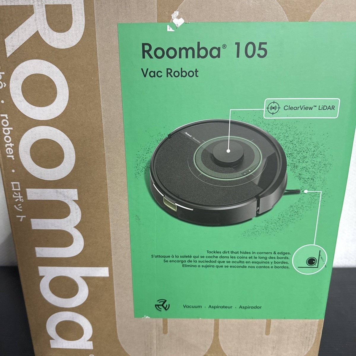 NIB iRobot Roomba 105 Cordless Robot Vacuum Q312020 Multi-Surface Cleaning