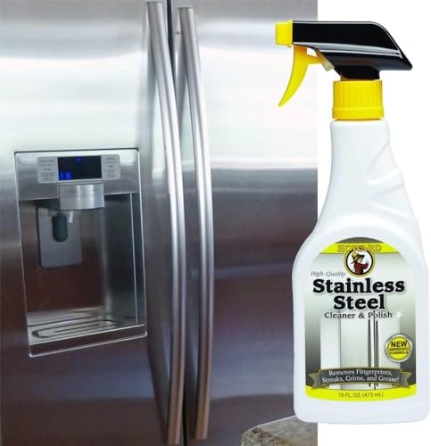 Howard Stainless Steel Cleaner and Polisher – Streak-Free Appliance Polish