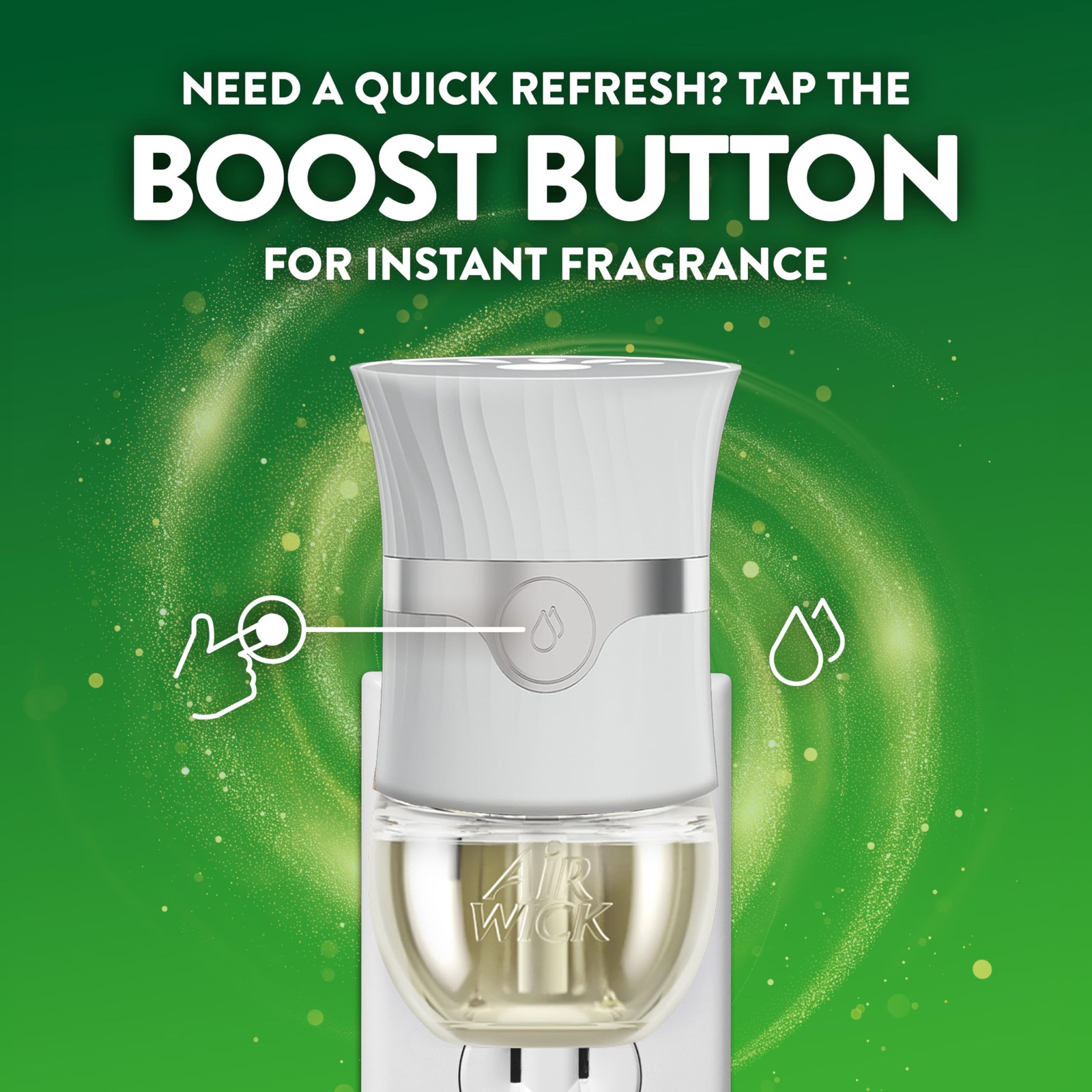 Air Wick Plug in Scented Oil Refills, 6 Count, 0.67 Fl Oz (Pack of 6), Clear