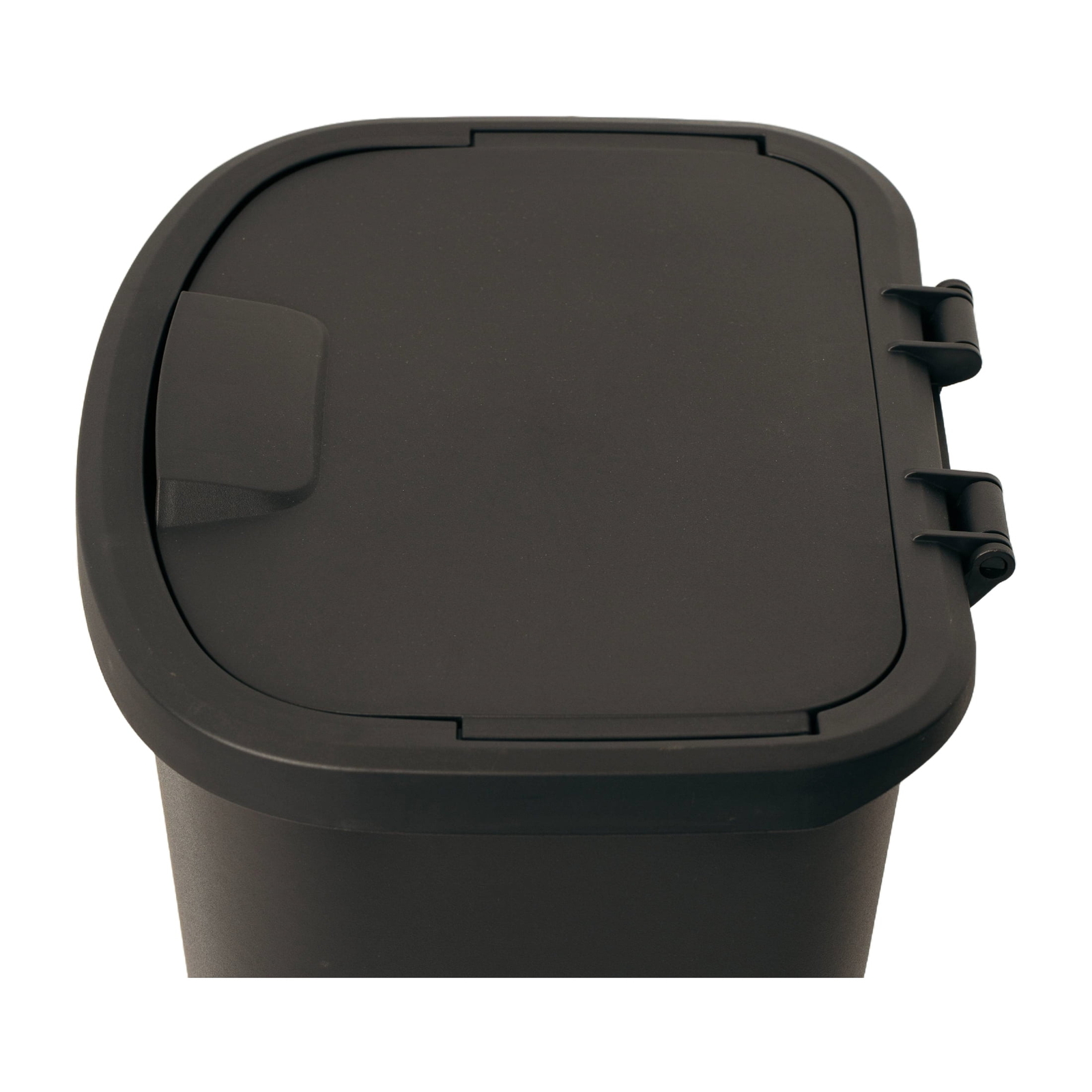 Black,11 Gallon Trash Can, Plastic Lift Top Kitchen Trash Can,