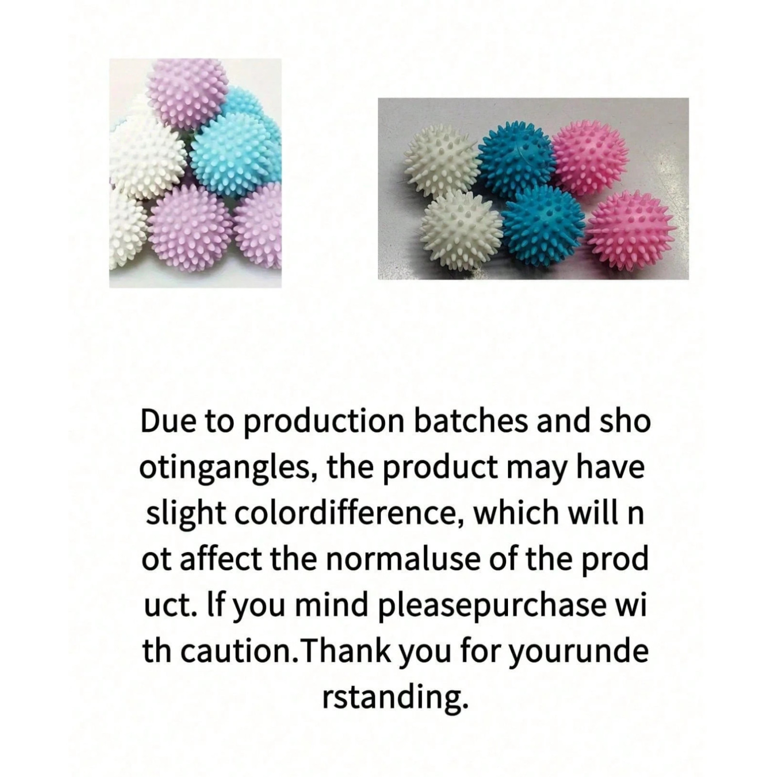 3P Reusable Laundry Dryer Ball For Fabric Softener Per Hair Remover Lint Catcher