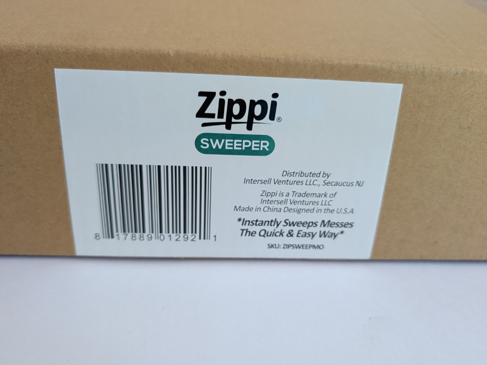 New Zippi Sweeper Standard Open Box Rechargeable 360 Cleaning Floor Sweep