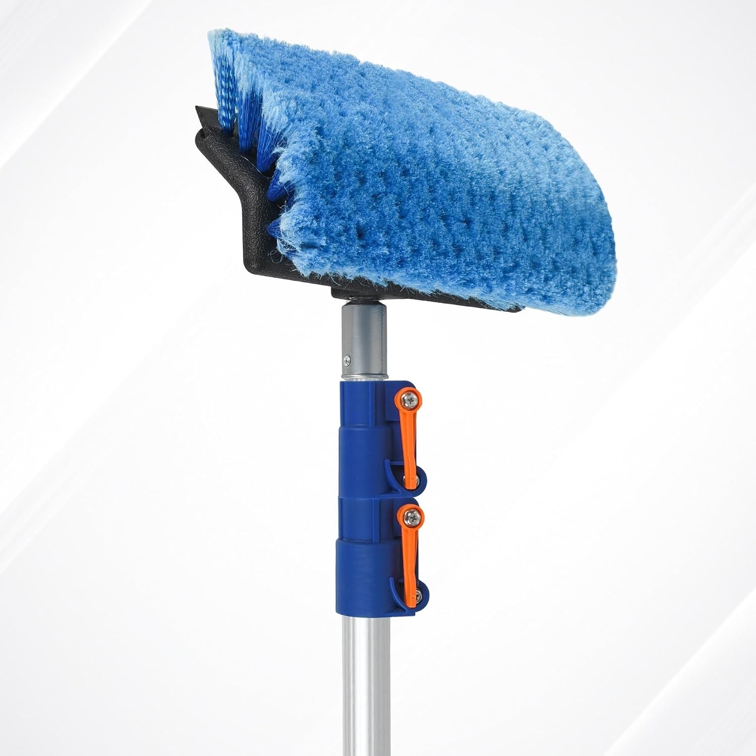 20 FT Exterior House Cleaning Brush Set with 5-12 Foot Telescoping Extension Pol