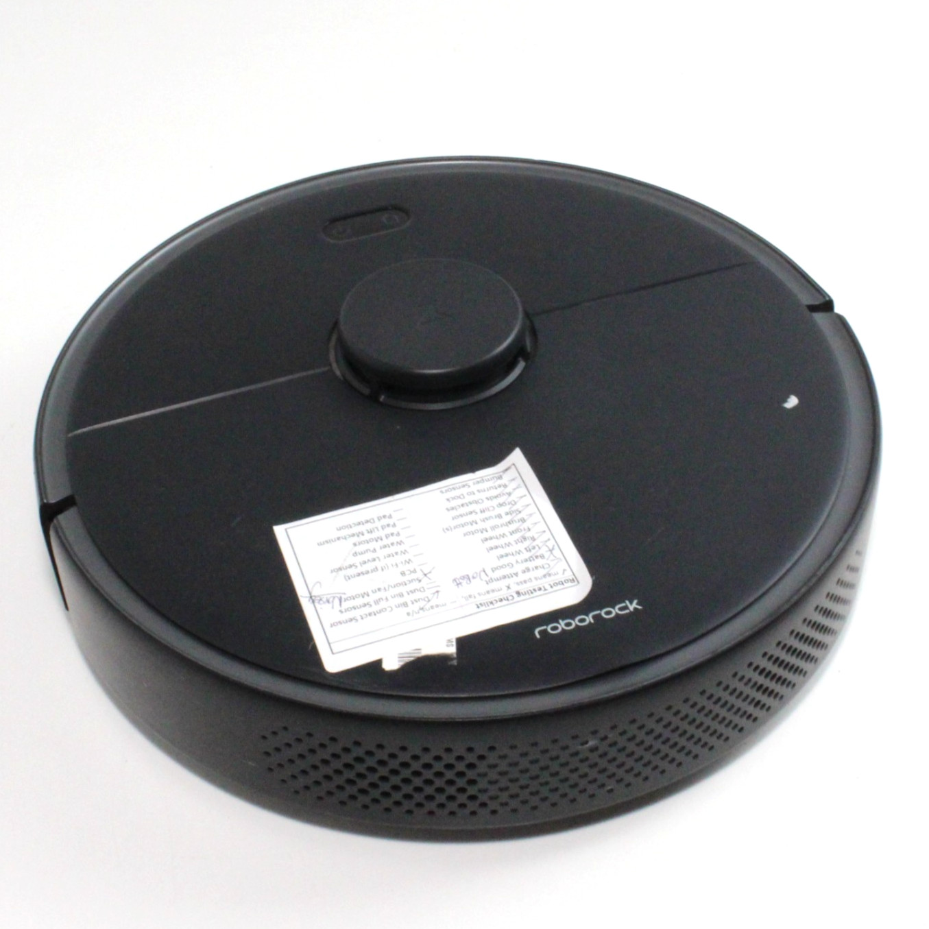 Roborock S4 Max Robot Vacuum S4E51-01 Black Tested Works NO CHARGING BASE