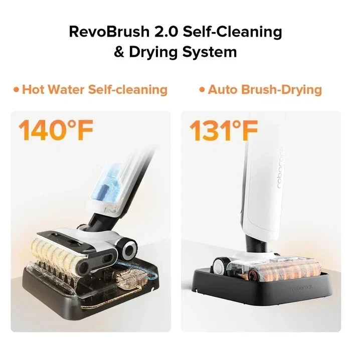 roborock Flexi Pro Wet Dry Vacuum Cleaner, Cordless Mop with Hot open box