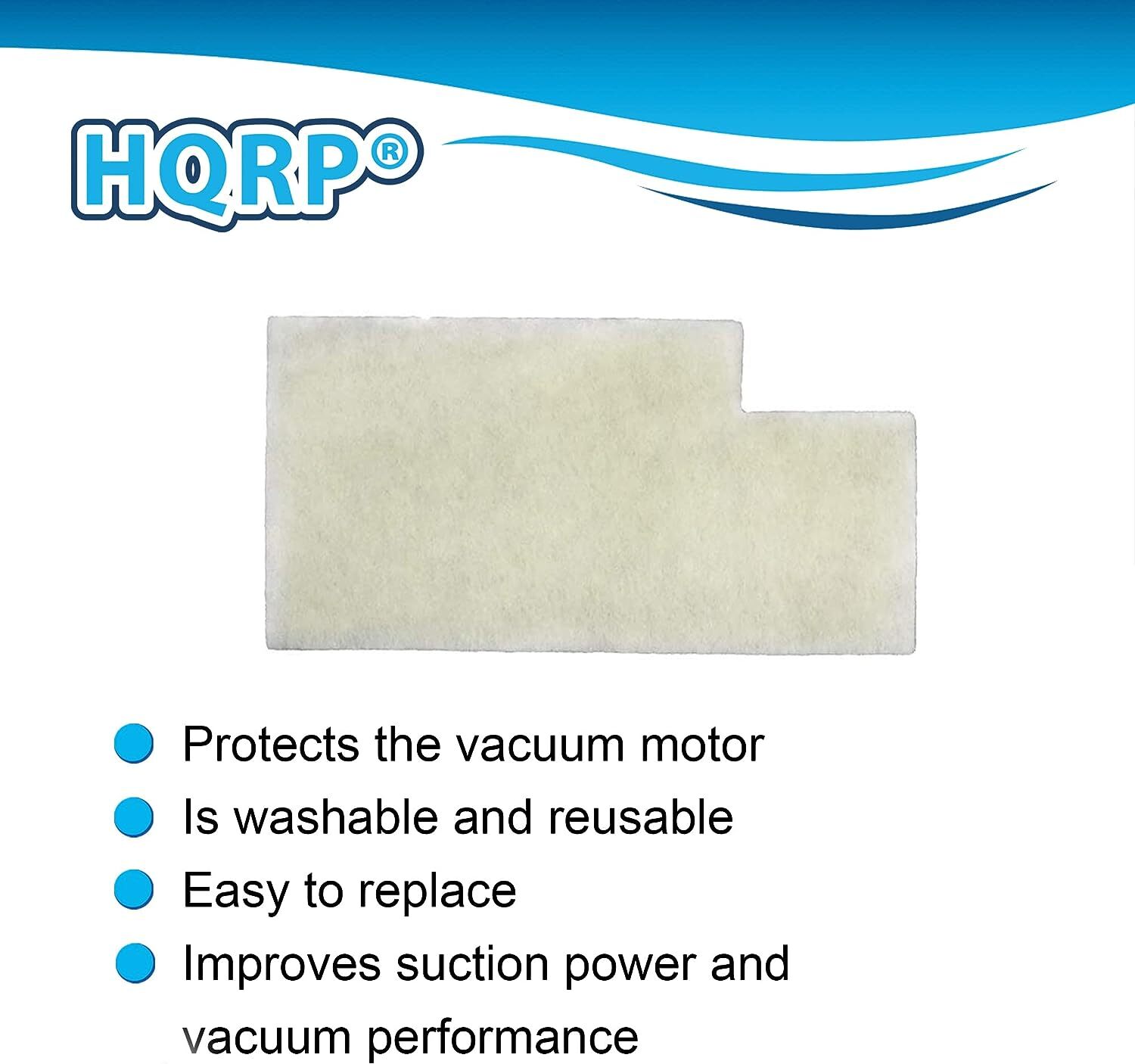 4-Pack Secondary Filter for Hoover Self-Propelled, Supreme Series Vacuum Cleaner