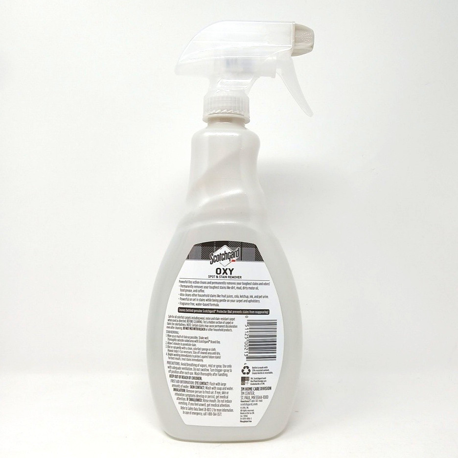 Scotchgard 3 M 3M Oxy Auto Carpet & Fabric Spot & Stain Remover 26 oz NEW
