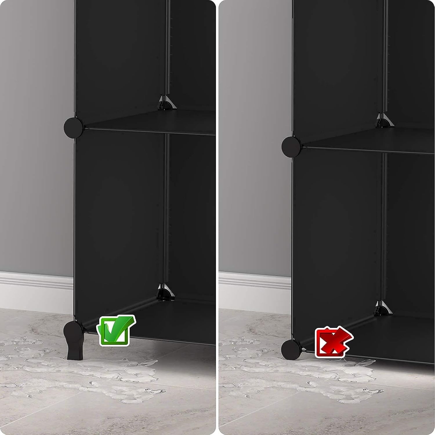Storage Cube Organizer Shelf Bookcase Closet Kids Bathroom Bedroom Office