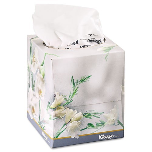 Kimberly Clark Boutique Kleenex Facial Tissue White Paper 8″ L | 36 Box/Case