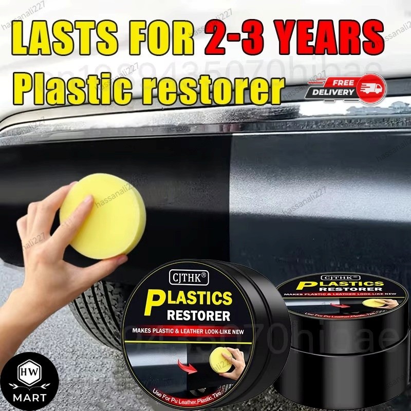 Car Plastic Restorer Back to Black Trim Restore Polish Shine Coating