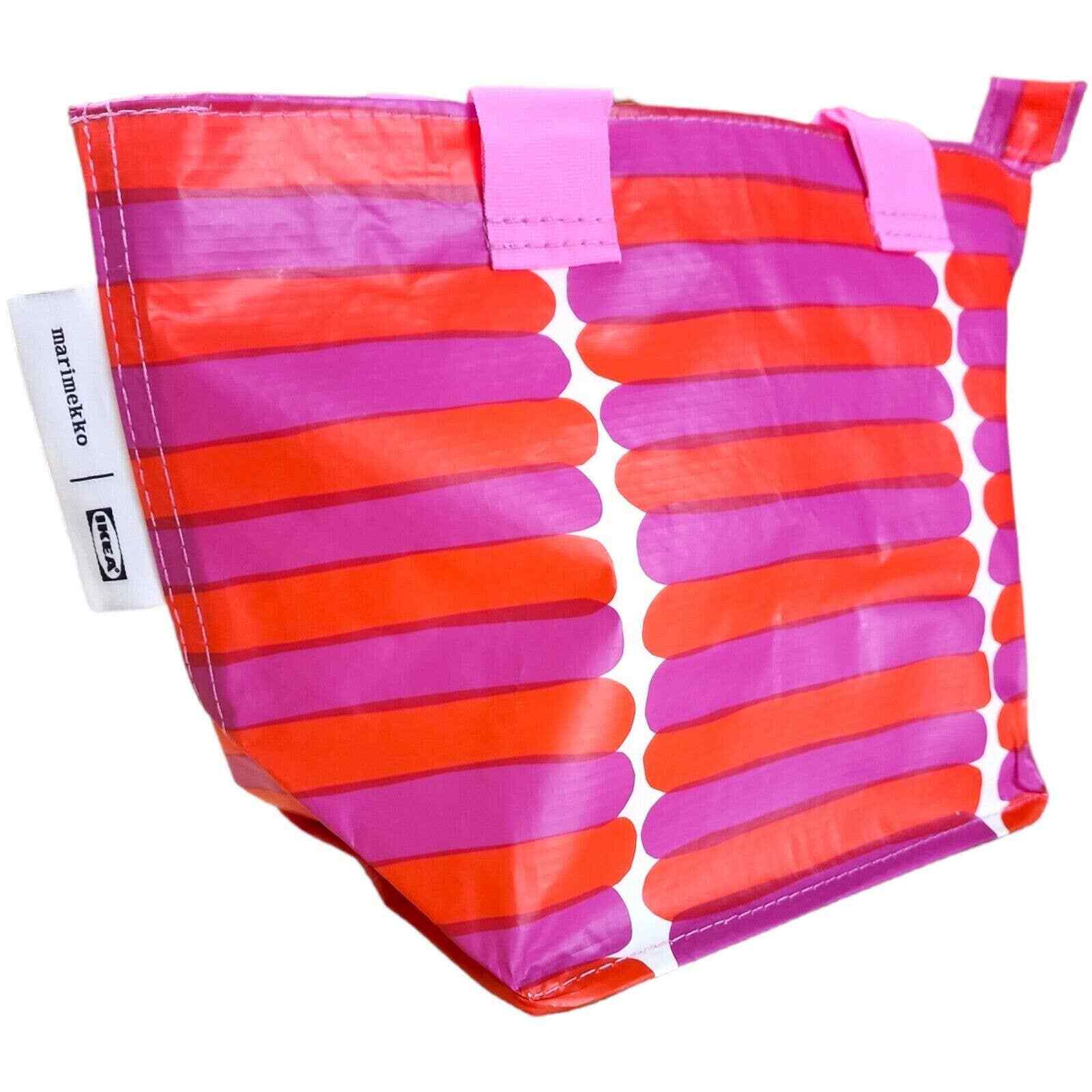 Marimekko ✕ IKEA BASTUA Reusable Shopping Bag, Pink ** LIMITED EDITION ** NWT