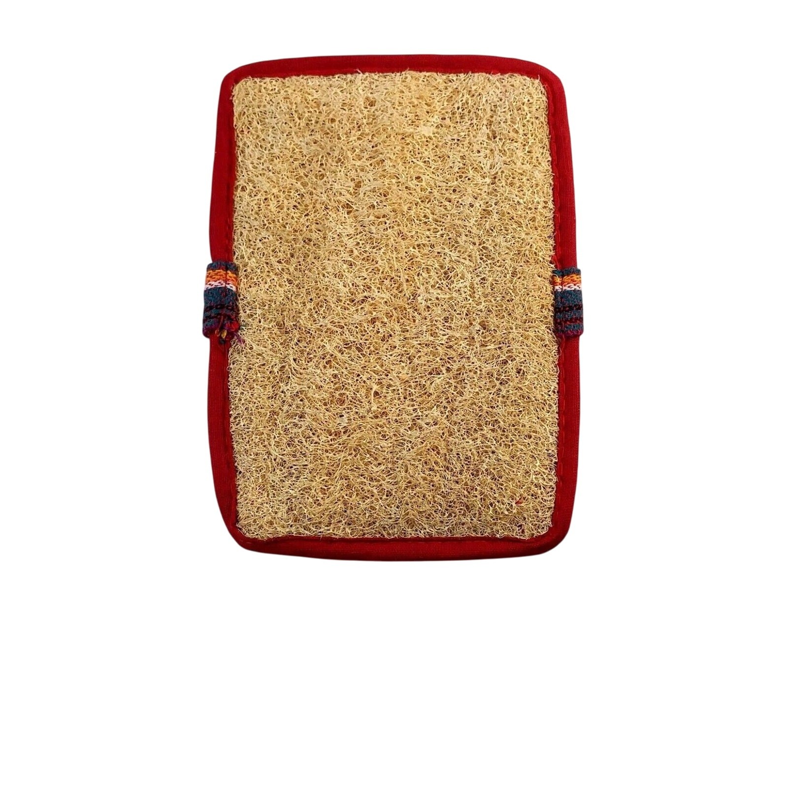 Kitchen Scrubber Pad 100% Natural Loofah, Bio-Degradable Slip On Rectangle