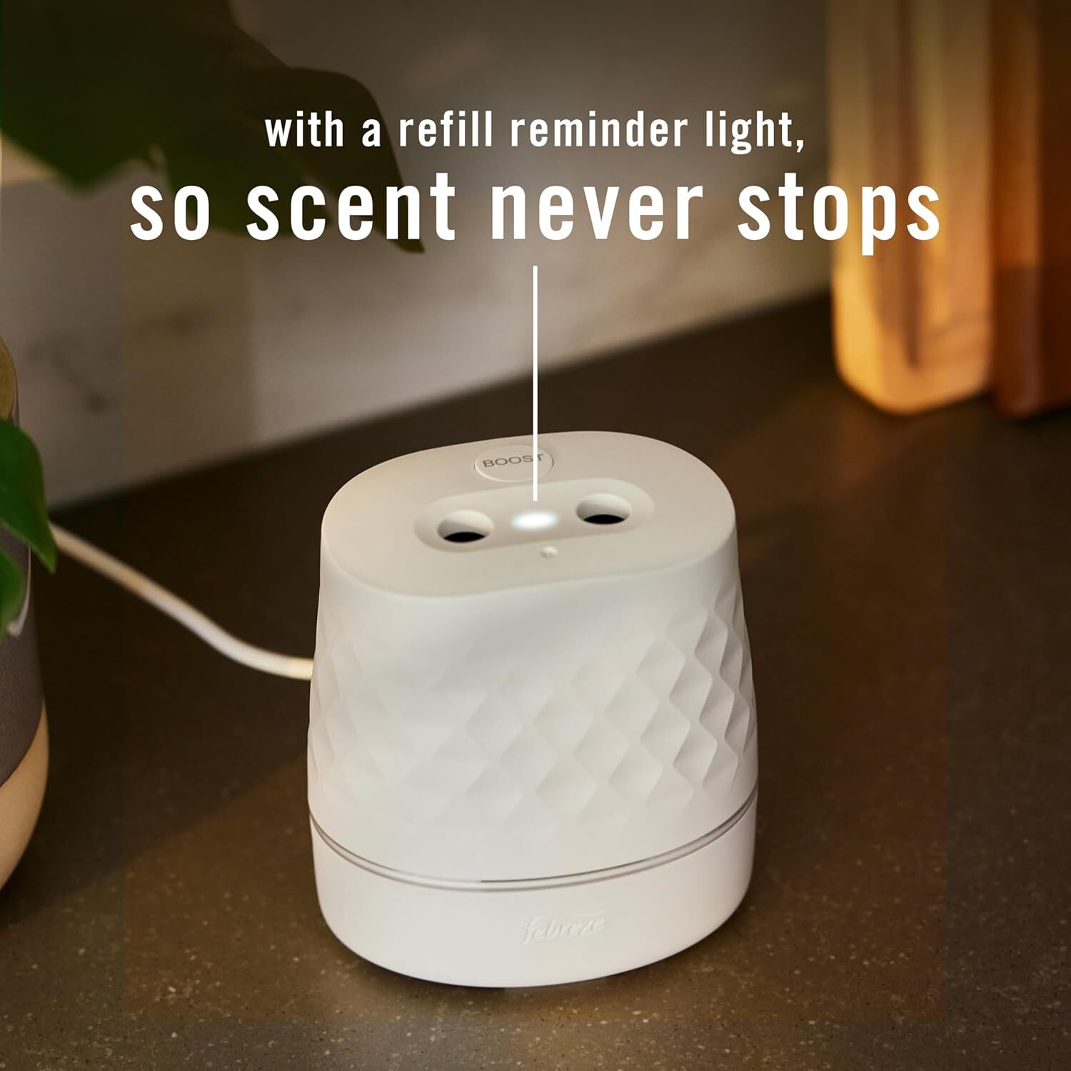 Plug Scent Booster Continuous Scent Device Oil Diffuser, Compatible with Air Fr