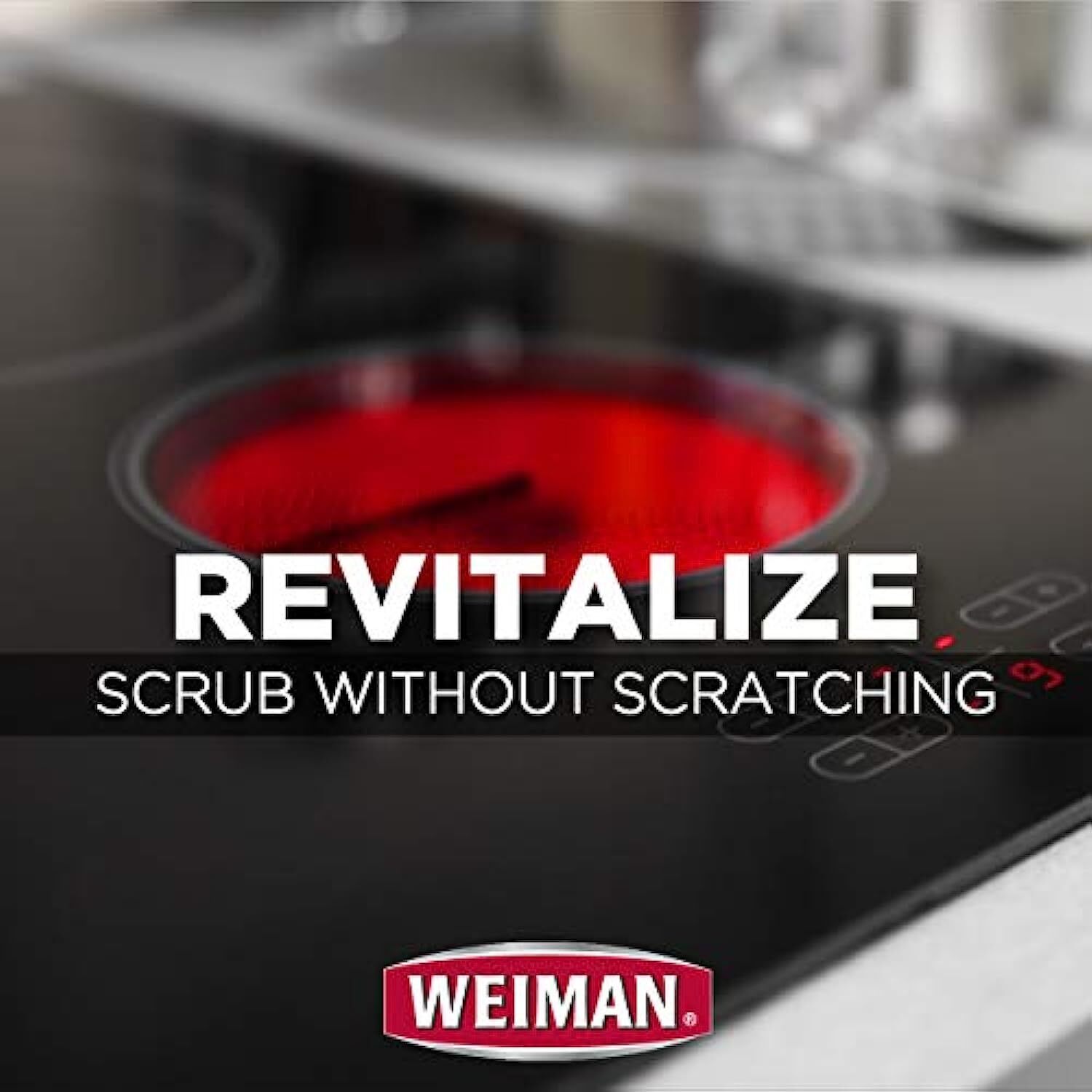 Weiman No Scent Cooktop Scrubbing Pads 3 ct Sponge