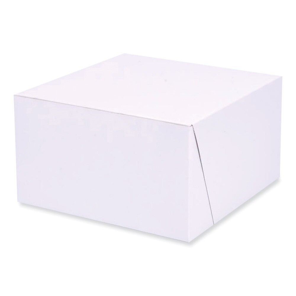 SCT 1521 7″ x 7″ x 4″ Paper Standard Bakery Boxes – White (250/CT) New