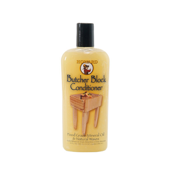 Howard Butcher Block Conditioner, Cleaner and Applicator Cloth – Blue