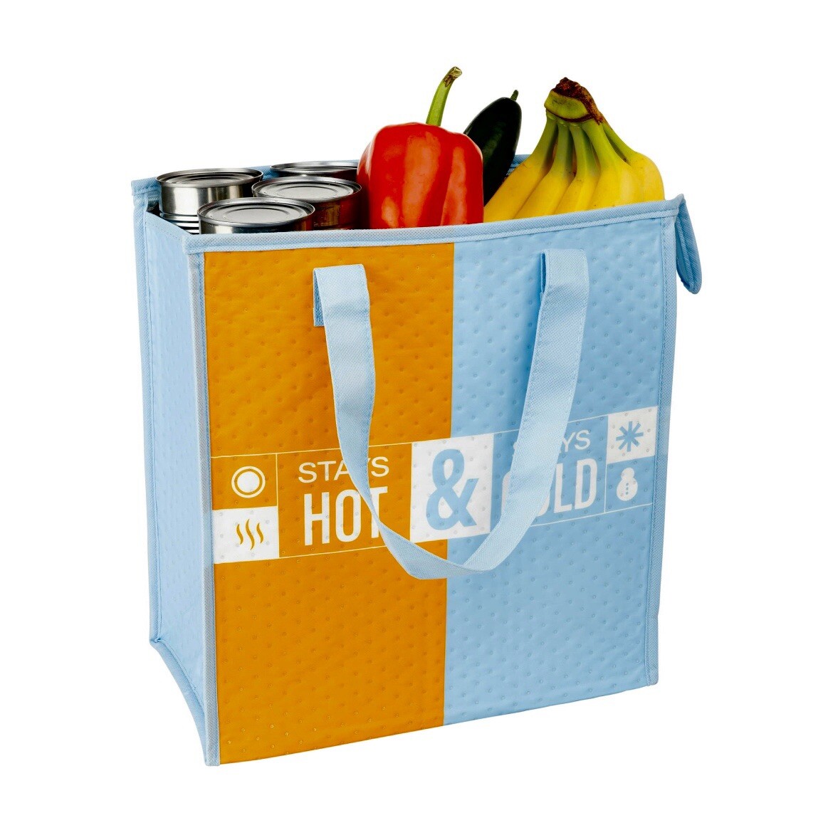 2 – Premium Walmart HOT & COLD Reusable Insulated Grocery Freezer Bag w/Zipper