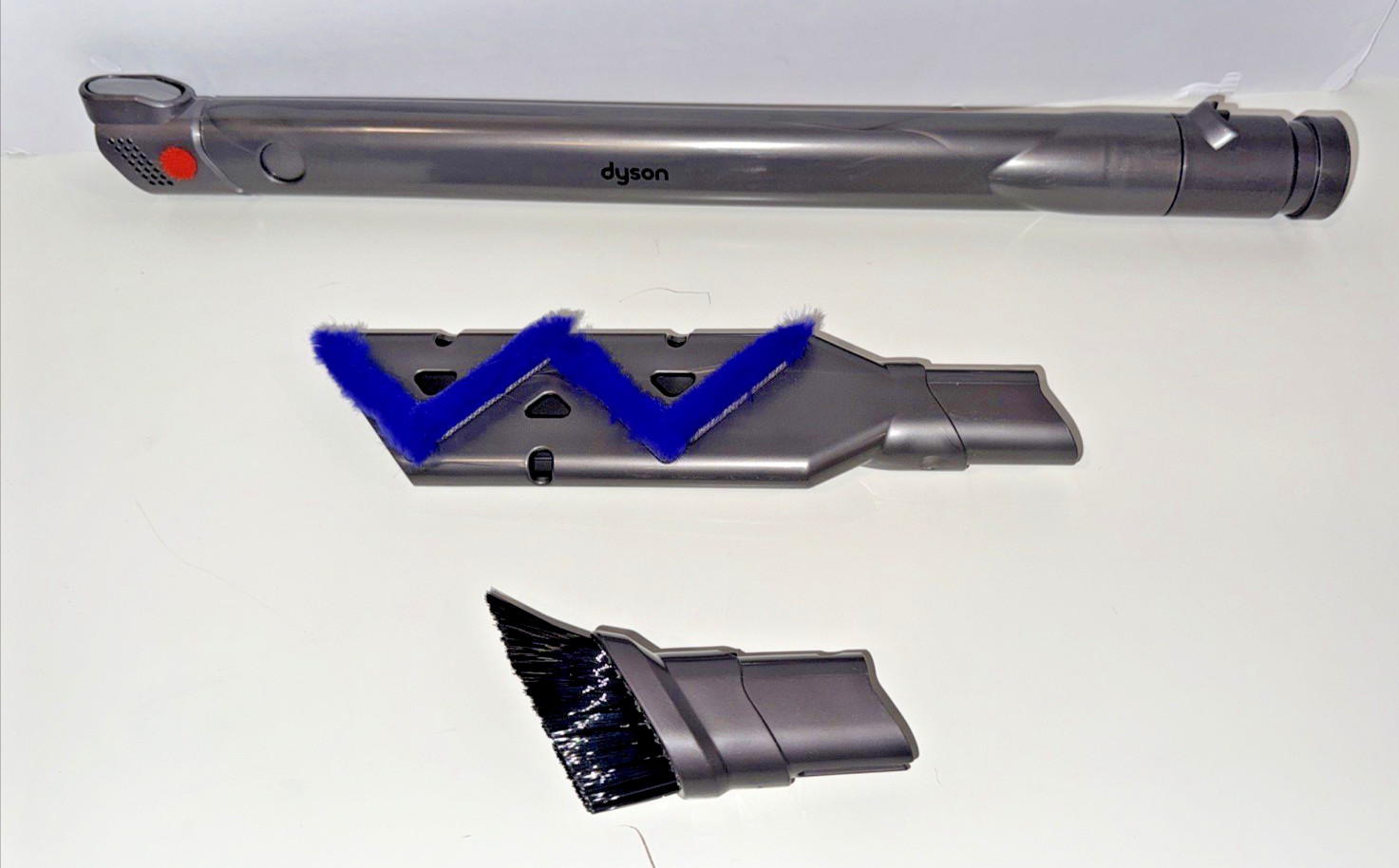 Dyson V8 V7 V10 Carbon Fiber Reach-Under Flexi-Crevice Tool 3 Piece Genuine OEM