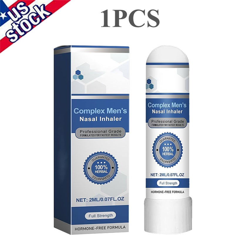 Uncle Stiffy Nasal Inhaler, Complex Mens Nasal Inhaler, Prostate Restore Energy-