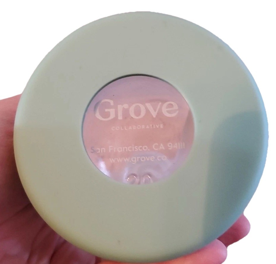 Grove Collaborative 16oz Glass Spray Bottle With Aqua Silicone Sleeve New & Used