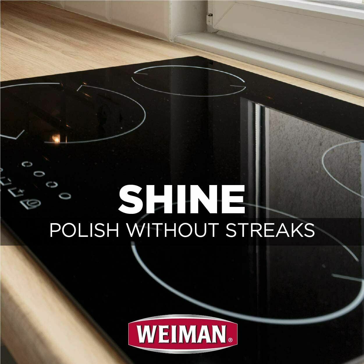 WEIMAN GLASS COOK TOP Heavy Duty CLEANER & POLISH Clean Shine Protect RANGE TOP