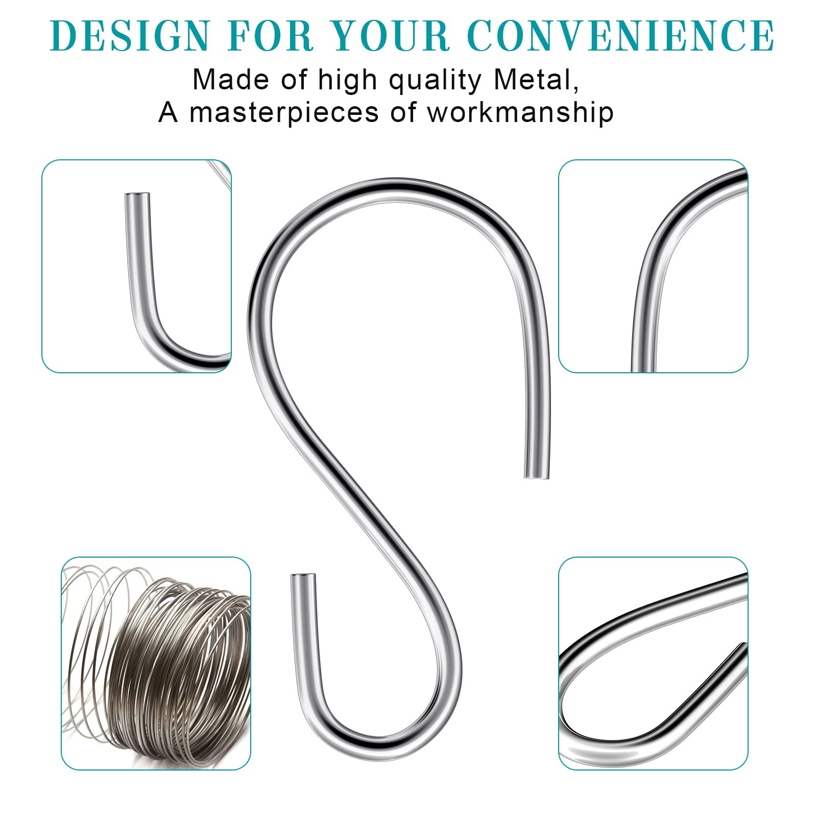 240 Pcs Mini S Hook for Hanging 1 Inch Metal Hanging Hooks S Shaped Iron Wire…