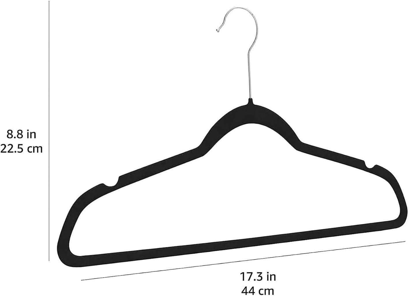 Amazon Basics Velvet Hangers 30 Pack Slim Non Slip Closet Organizer