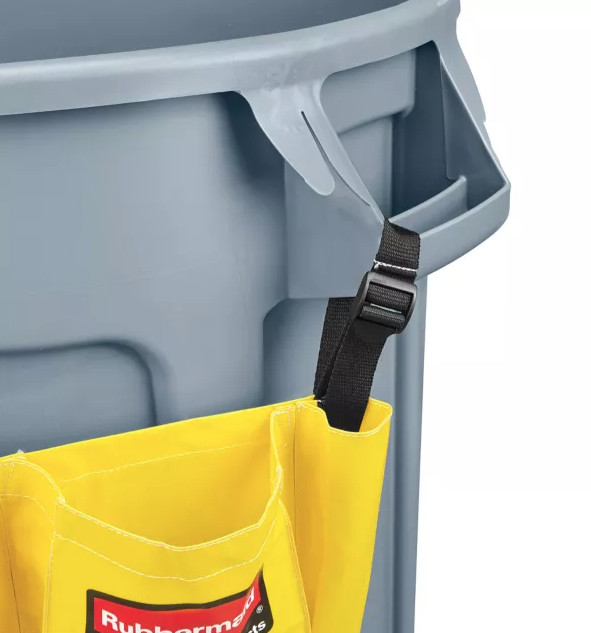 Rubbermaid Brute Caddy Bag Yellow FG-2642-00 Commercial Cleaning Organizer