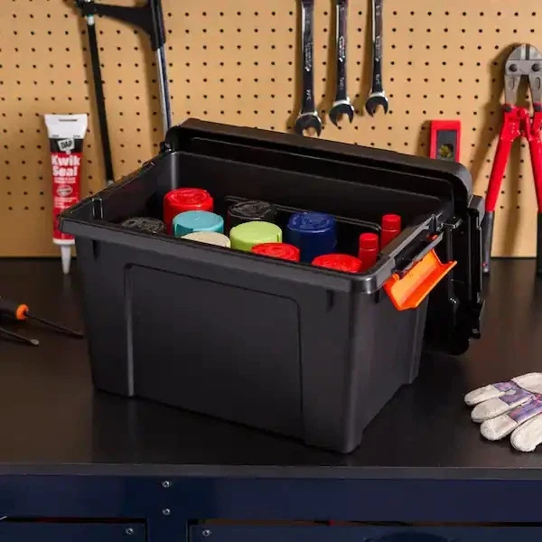 5 gal. Heavy-Duty Stackable Storage Tote