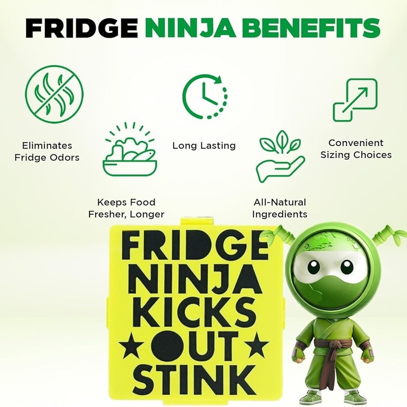 Fridge Deodorizer Activated Carbon Odor Eliminator Freshness Absorber 3 Months